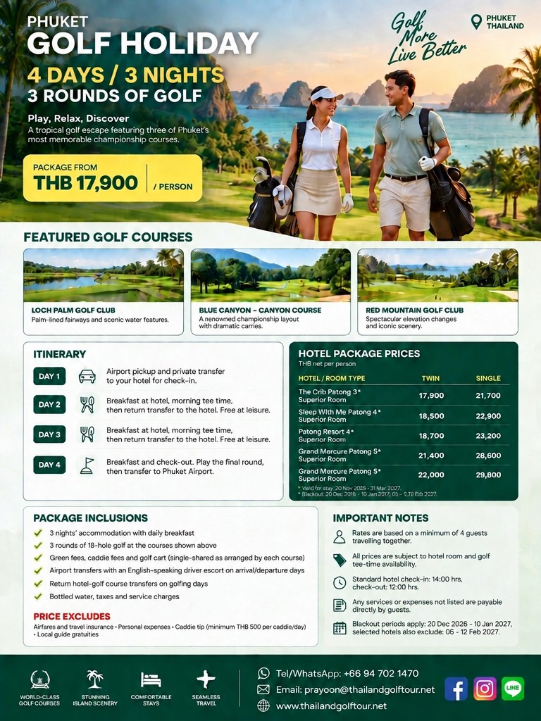 Thailand Golf Tour, Pattaya Golf Packages, Bangkok Golf Courses และ Pattaya Golf Courses