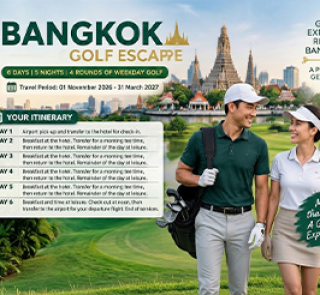 6D5N 4R of Golf –  BANGKOK